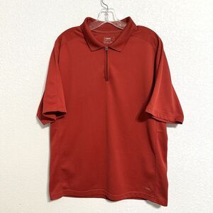 Alpine Design Men's Size Large Red Short Sleeve Polo Shirt Dri-Logic Outdoor
